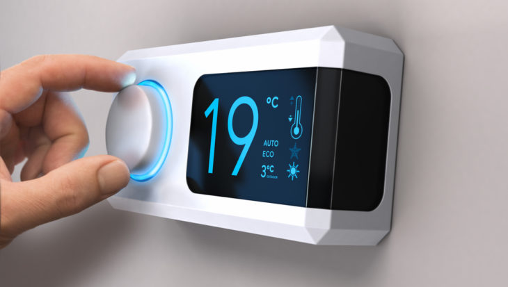 thermostaat helpt energie te besparen in huis
