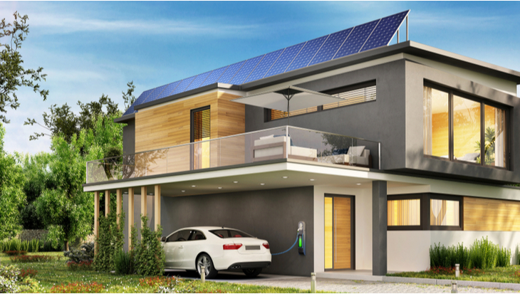 Een groen, all-electric huis