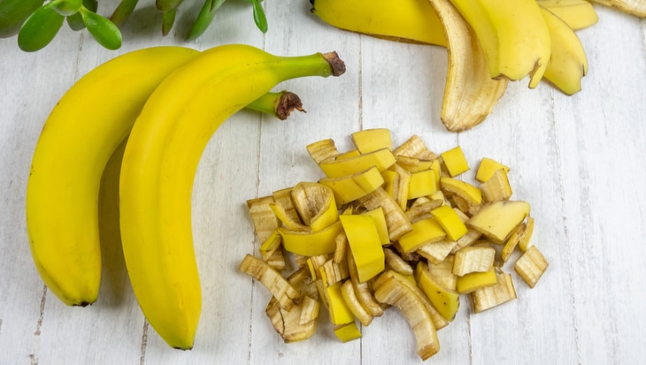 Zero waste bananenschil